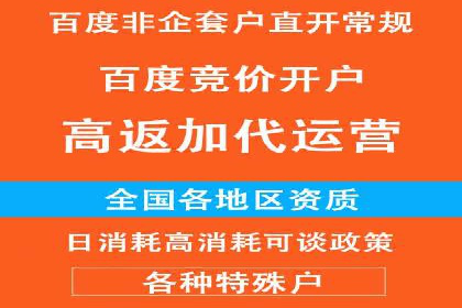 不同行业竞价端口开户案例对比